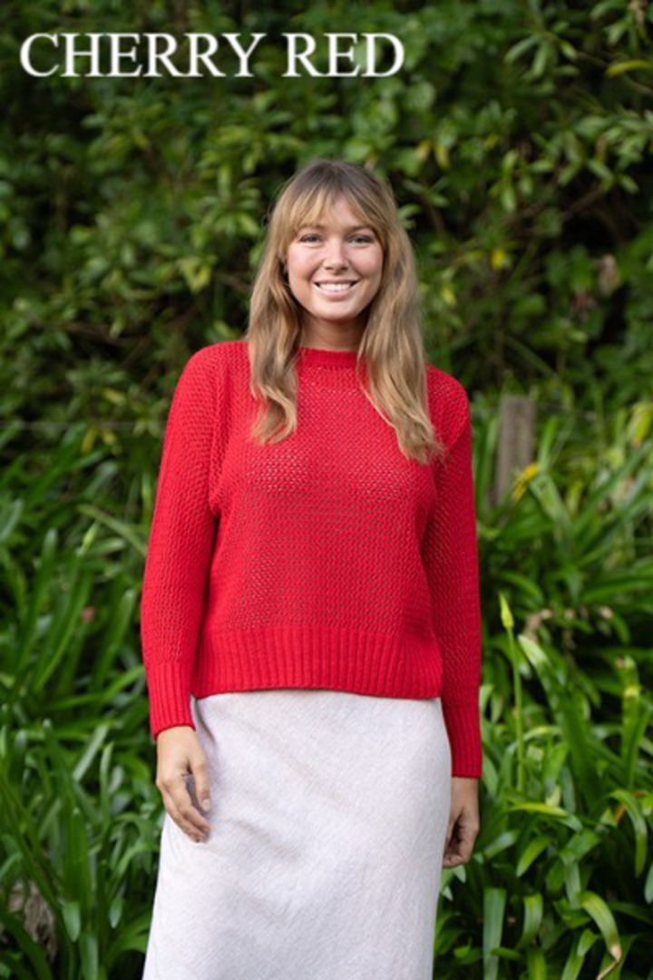 Lothlorian Cotton/Merino Lax Crew Neck Jumper image 0